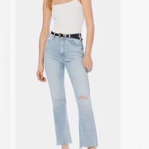 Mother Denim Hustler Chew in Drinking By the Pool